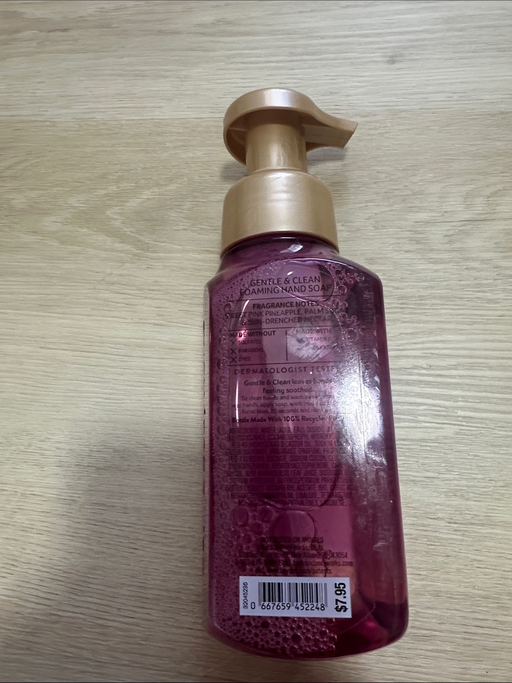 Pink Pineapple Sunrise Foaming Hand Soap - Picture 3 of 3